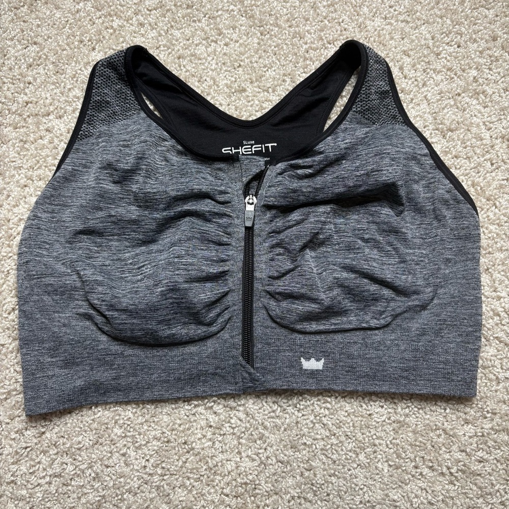 SHEFIT Gray Sports Bra